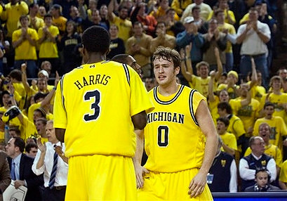 Manny Harris (3) and Zack Novak (0)