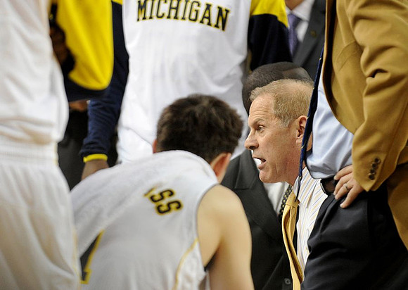 Stu Douglass (1) and John Beilein