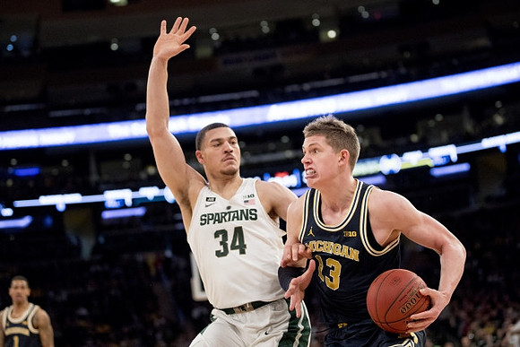 Charles Matthews (1) and Moritz Wagner (13)