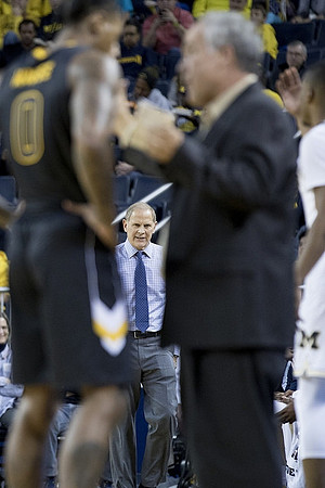 John Beilein and Southern Mississippi Head Coach Doc Sadler