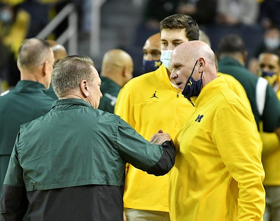 Phil Martelli and Michigan State Head Coach Tom Izzo