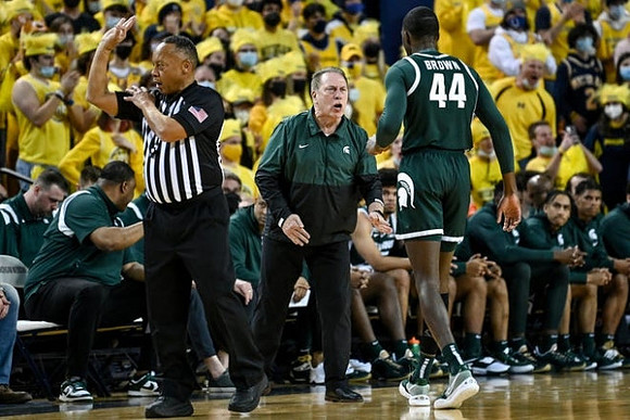 Michigan State Head Coach Tom Izzo