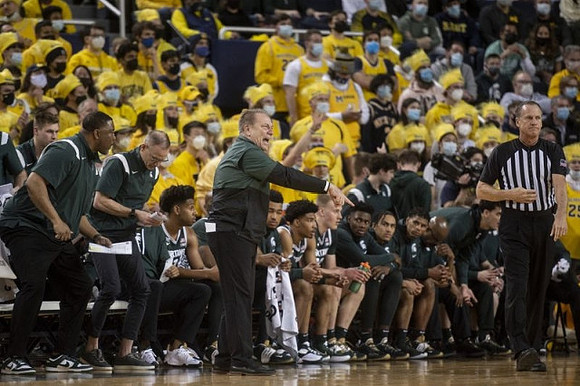 Michigan State Head Coach Tom Izzo