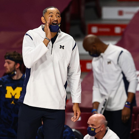 Juwan Howard and Phil Martelli