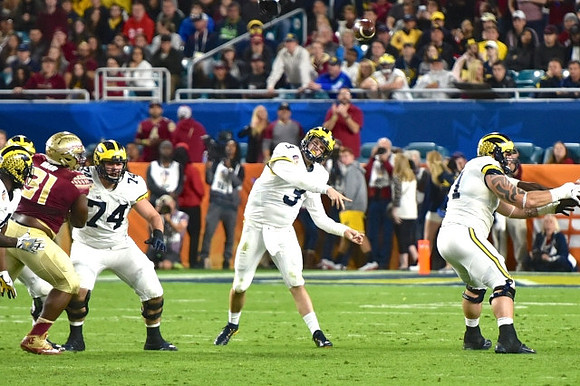 Ben Bredeson (74), Wilton Speight (3), and Ben Braden (71)