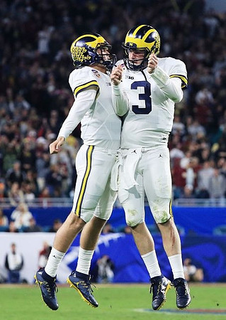 John O'Korn (8) and Wilton Speight (3)