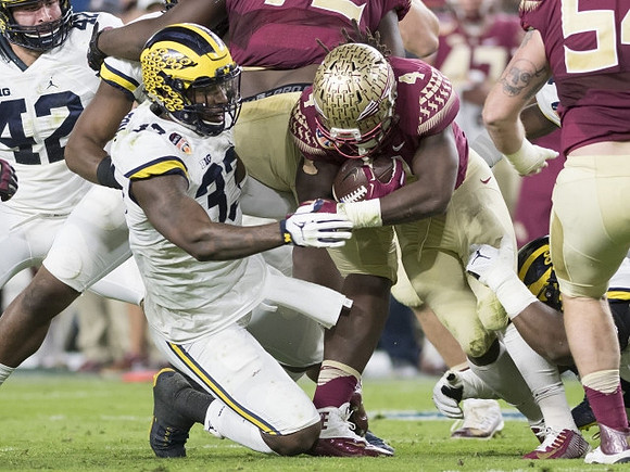 Ben Gedeon (42) and Taco Charlton (33)