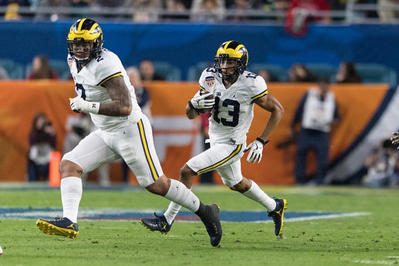 Devin Asiasi (2) and Eddie McDoom (13)