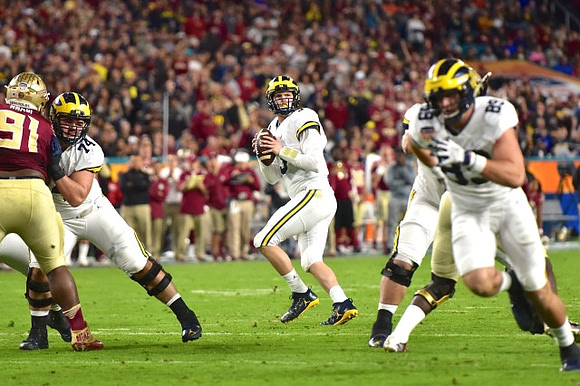 Ben Bredeson (74), Wilton Speight (3), and Ian Bunting (89)