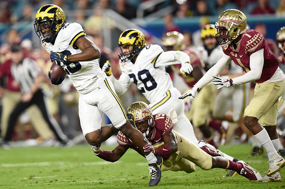 Jourdan Lewis (26) and Brandon Watson (28)