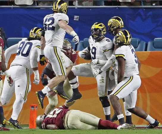 Bryan Mone (90), Ben Gedeon (42), Mike McCray (9), and Rashan Gary (3)