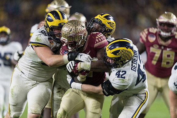 Ryan Glasgow (96) and Ben Gedeon (42)