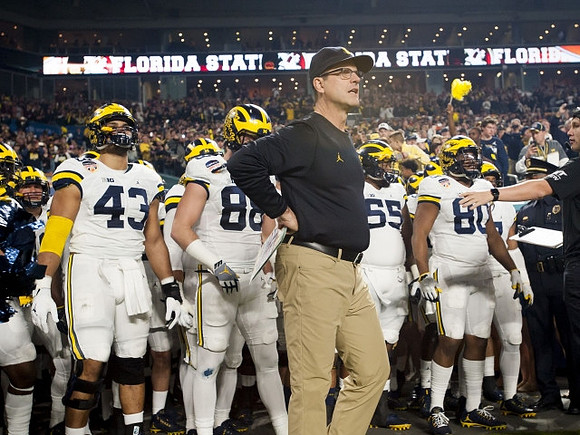 Jim Harbaugh and Michigan Team