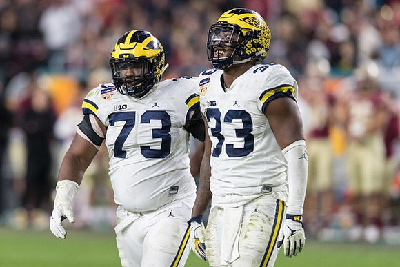 Maurice Hurst (73) and Taco Charlton (33)