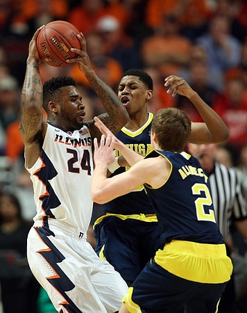 Kameron Chatman (3) and Spike Albrecht (2)