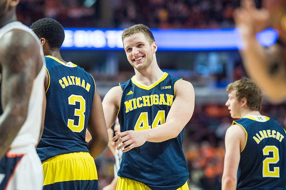 Kameron Chatman (3), Max Bielfeldt (44), and Spike Albrecht (2)