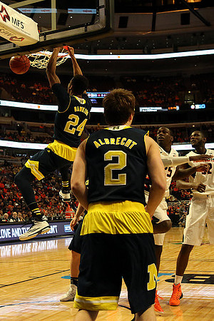 Aubrey Dawkins (24) and Spike Albrecht (2)