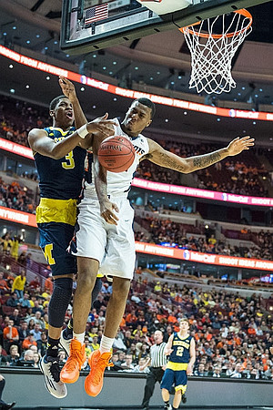 Kameron Chatman (3) and Spike Albrecht (2)