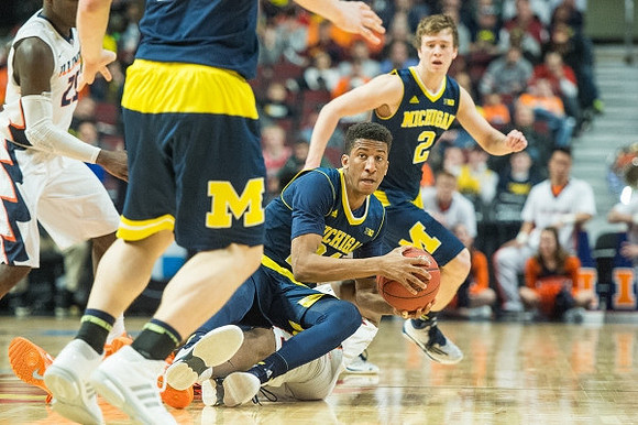 Aubrey Dawkins (24) and Spike Albrecht (2)