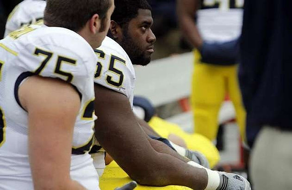 Michael Schofield (75) and Patrick Omameh (65)