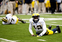 Taylor Lewan (77) and Devin Gardner (12)