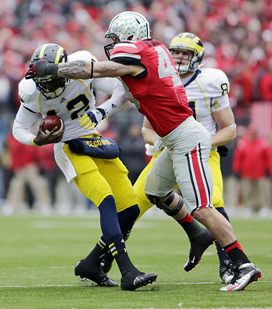 Devin Gardner (12) and Mike Kwiatkowski (81)