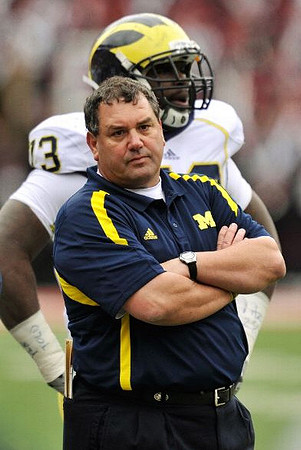 Brady Hoke and William Campbell (73)