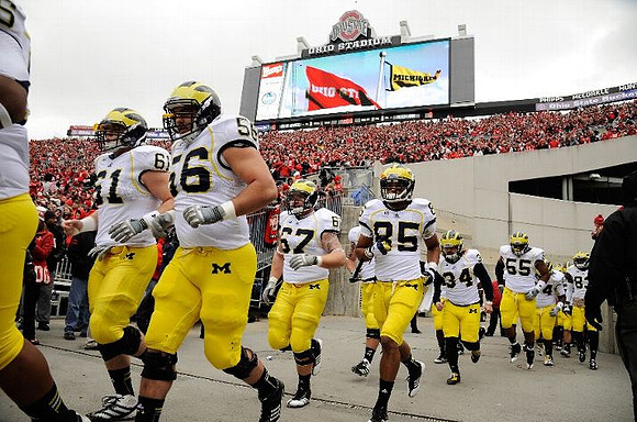 Graham Glasgow (61), Joey Burzynski (56), Kyle Kalis (67), Joe Reynolds (85), Brendan Gibbons (34), and Patrick Omameh (65)