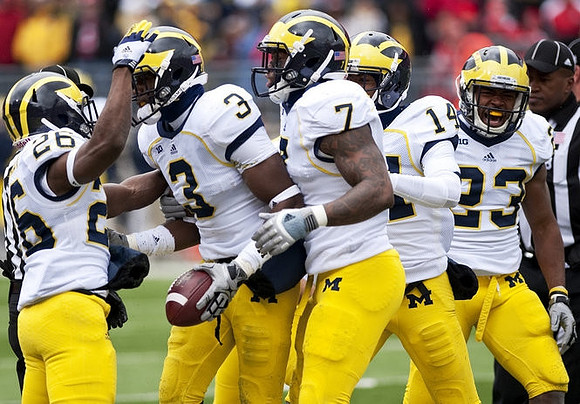 Dennis Norfleet (26), Marvin Robinson (3), Brandin Hawthorne (7), Josh Furman (14), and Floyd Simmons (23)