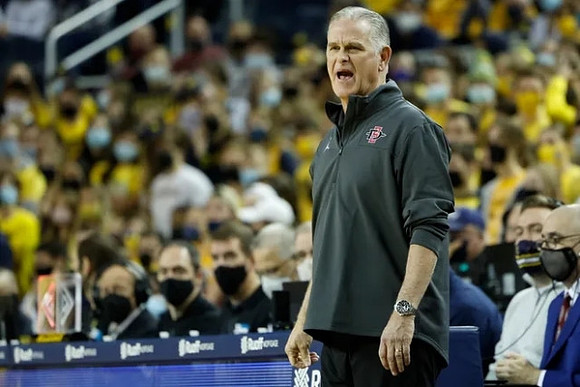 San Diego State Head Coach Brian Dutcher