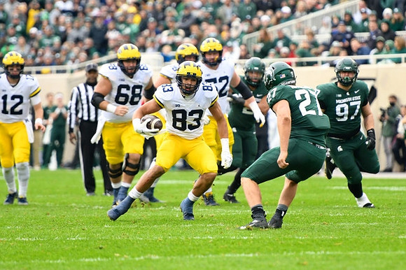 Cade McNamara (12), Andrew Vastardis (68), Erick All (83), and Karsen Barnhart (52)