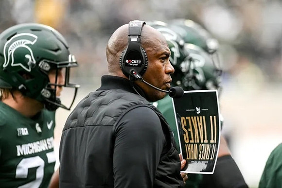 Michigan State Head Coach Mel Tucker