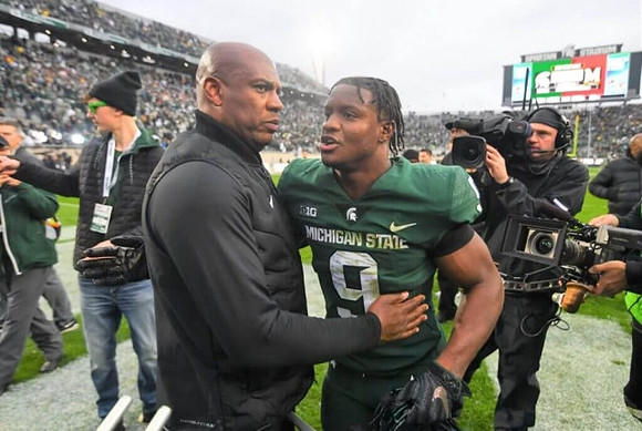 Michigan State Head Coach Mel Tucker