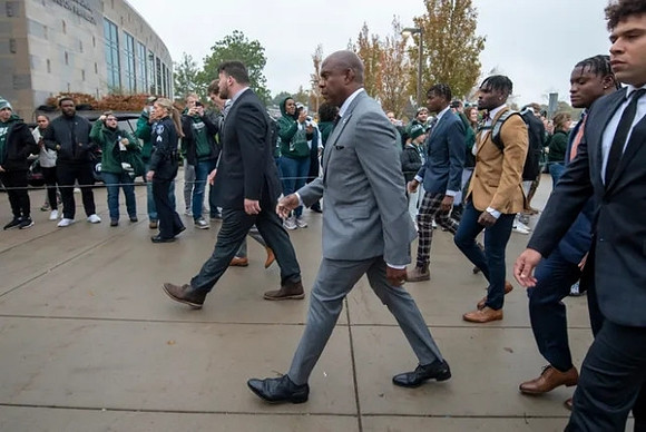 Michigan State Head Coach Mel Tucker