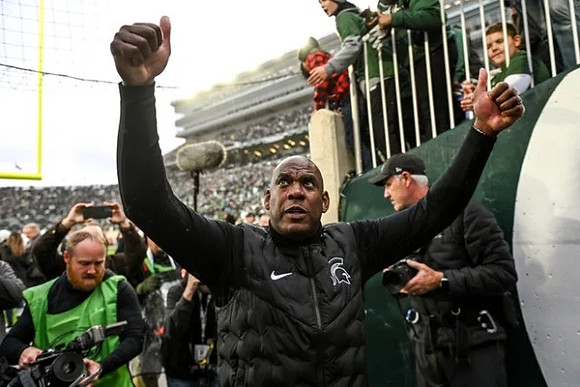Michigan State Head Coach Mel Tucker