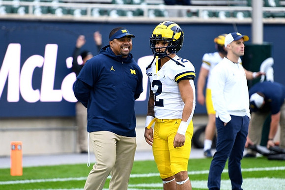 Mike Hart and Blake Corum (2)