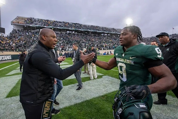 Michigan State Head Coach Mel Tucker