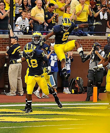 Blake Countess (18), Raymon Taylor (6), and Cameron Gordon (4)
