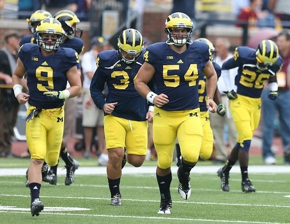 Drew Dileo (9), Brendan Gibbons (34), Jareth Glanda (54), and Jourdan Lewis (26)