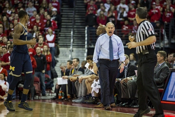 Charles Matthews (1) and John Beilein