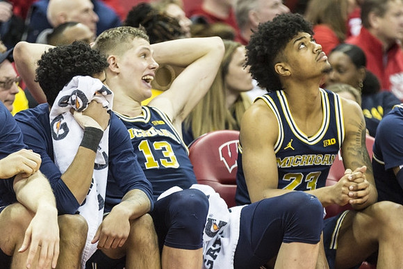 Moritz Wagner (13) and Ibi Watson (23)