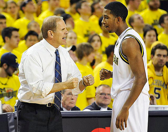 John Beilein and Darius Morris (4)