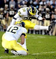 Garrett Rivas (38) and Matt Gutierrez (12)
