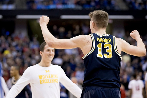Moritz Wagner (13) and Andrew Dakich (11)