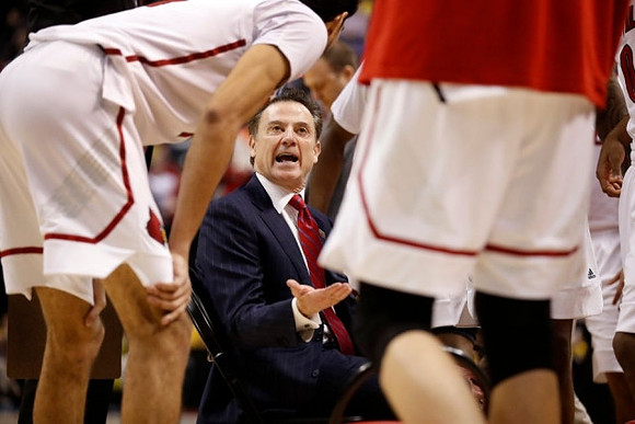 Louisville Head Coach Rick Pitino