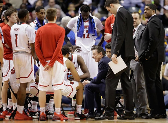 Louisville Head Coach Rick Pitino