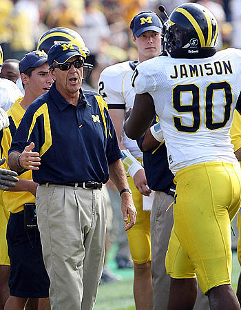Lloyd Carr, Tim Jamison, and David Cone
