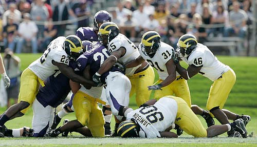 Jamar Adams, Brandon Graham, Tim Jamison, Brandent Englemon, and Brandon Logan