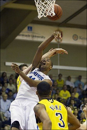 Stu Douglass (1) and Trey Burke (3)