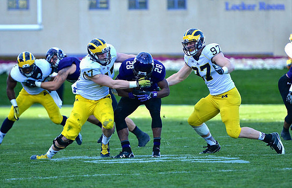 Royce Jenkins-Stone (52), Jake Ryan (47), and Brennen Beyer (97)